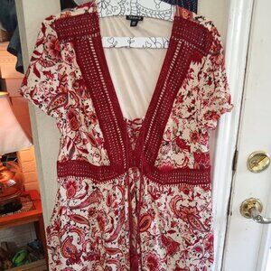 Torrid dress boho with pockets